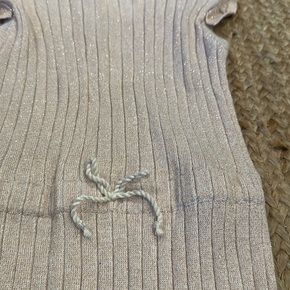 Mango kids jumpsuit romper ribbed pink 7/8 Girls - Picture 2 of 6